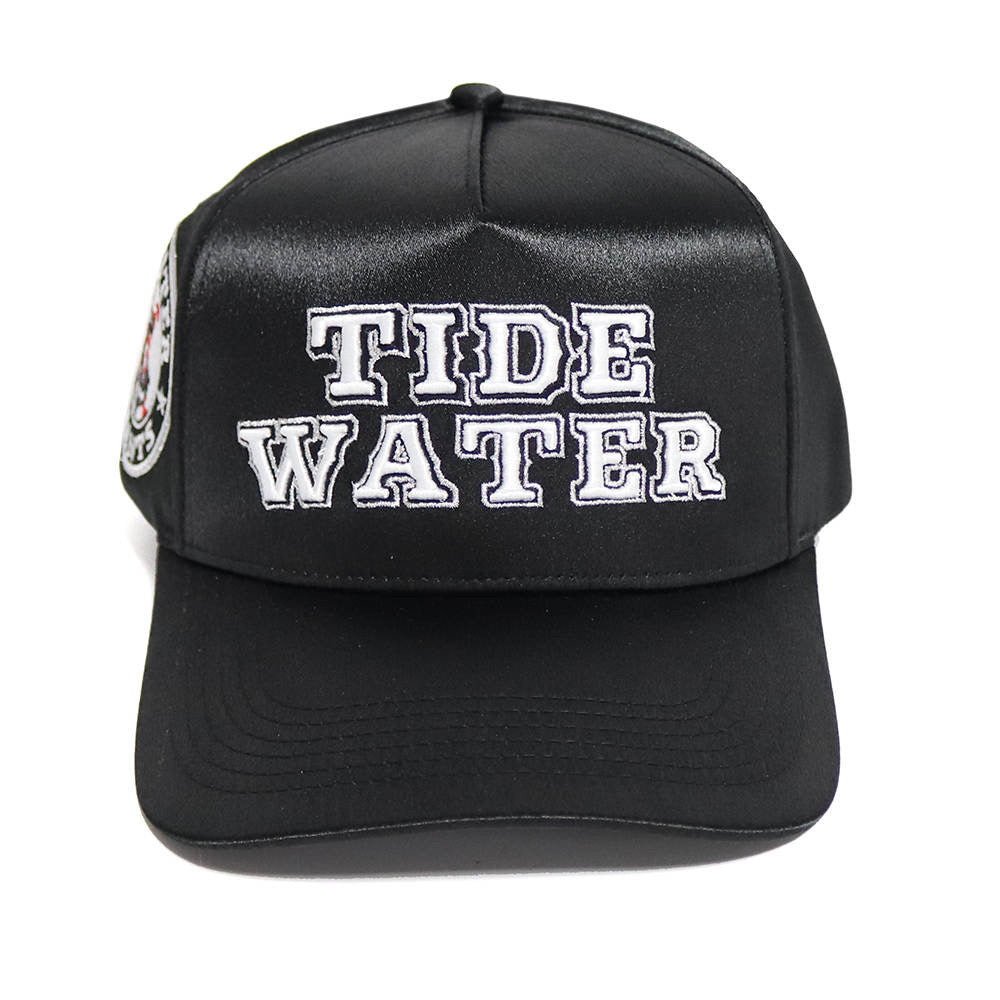 Tidewater Giants Satin Black & Silver Snapback